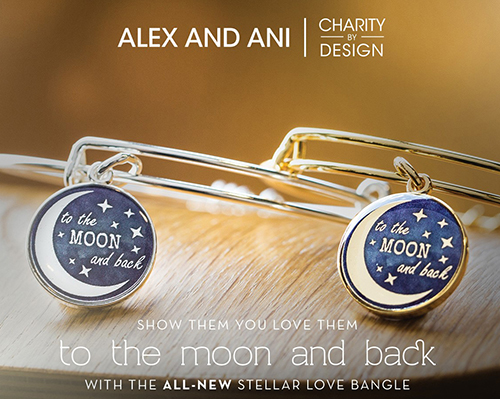 Alex and Ani Stellar Love To the Moon and Back